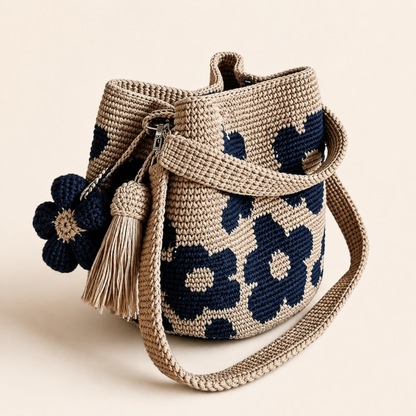 Ethan Flower Crochet Bag