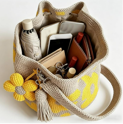 Ethan Flower Crochet Bag